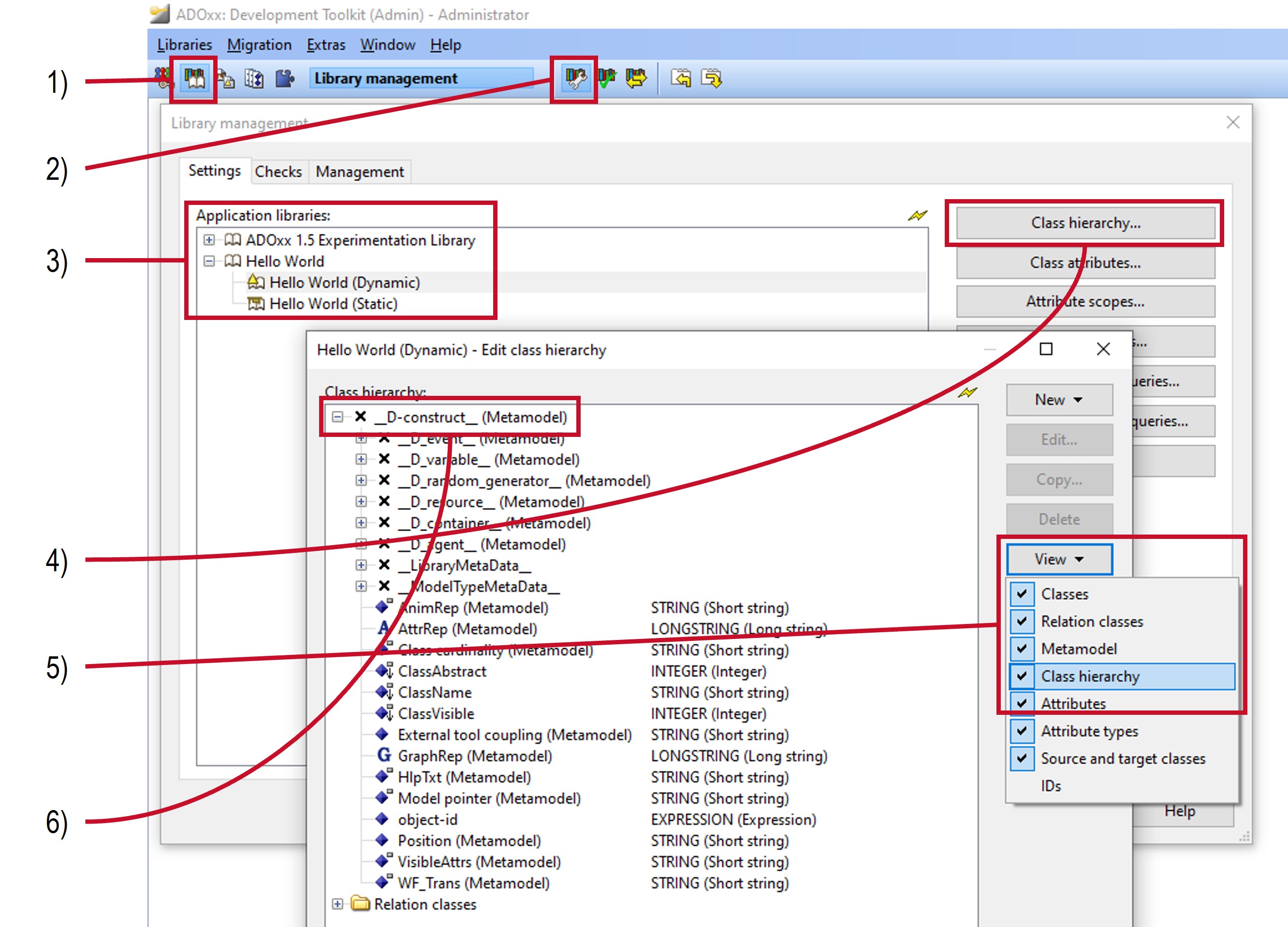 How to create a new user for ADOxx