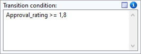 Example for a transition condition attribute