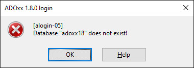 alogin-05 error window